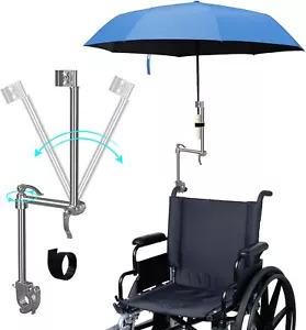 Wheelchair Umbrella Mount Holder Golf Umbrella Holder Clamp Stroller Umbrella - Picture 1 of 1