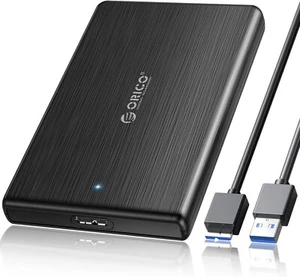 2 Terabyte External Hard Drive USB 3.0 Case 1T SATA III 2.5 Enclosure Tool - Picture 1 of 12