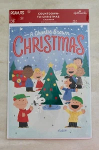 Hallmark Charlie Brown Peanuts 24 Day Advent Calendar Countdown to Christmas - Picture 1 of 5