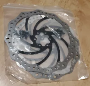 D Dymoece 203mm Bike Disc Brake Rotors-2 Pcs-with 12 Bolts- Black - Picture 1 of 1