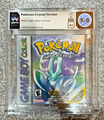 Pokemon Crystal Gameboy Color Nintendo Sealed Brand New WATA 9.0 A+ NTSC RARE - Image 1 of 4