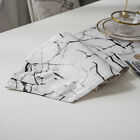 Marble Texture Wedding Party Picnic Table Runner Linen Modern Stylish Home Decor
