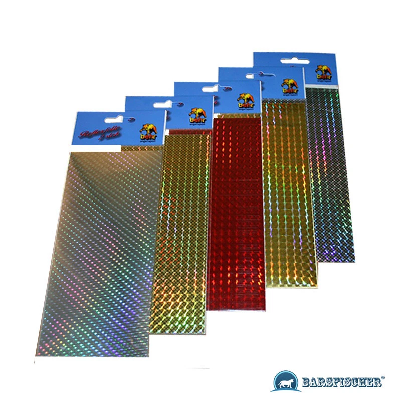 REFLEXFOLIE, SCHUPPENMUSTER, HOLOGRAMM 2 St.-10 x 7,5 cm FLEX-FOIL, REFLEX-FOLIE - Bild 1 von 1
