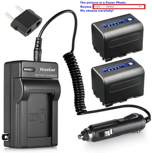 Kastar Battery Charger Sony DCR-TRV265 TRV270 TRV280 TRV285 TRV300 TRV325 TRV330 - Picture 1 of 15