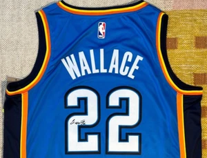 Cason Wallace Signed Autograph Oklahoma City Thunder NBA Jersey OKC Kentucky - Picture 1 of 4