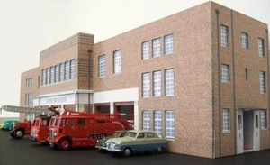 Kingsway, 00 scale, Acton fire Station LCC, London ** ready-made **. - Picture 1 of 2