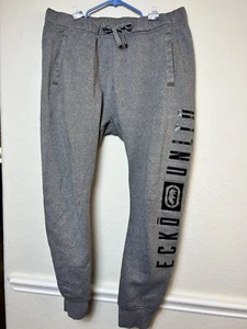 Ecko Unltd Men’s Logo Graphic Taper Leg Elastic Cuff Sweatpants Size X-Large - Picture 1 of 10