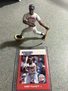 1988 Kenner Starting Lineup KIRBY PUCKETT SLU OPEN FIGURE WITH CARD - Picture 1 of 1