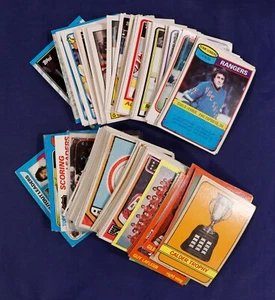 1970s to 1980 Topps Ice Hockey HOF/star lot/90+ Gretzky Hull LaFleur Lemieux - Picture 1 of 6