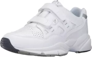 Propét Men's Stability Walker Strap Sneaker Size 7 - White - Picture 1 of 6