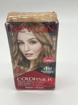 Revlon Colorsilk  Salon Quality Permanent Hair Color ~ 61 Dark Blonde - Image 1 of 2