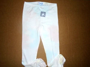 SPLENDID GIRLS TYE DYED LEGGINGS IN WHITE WITH LEG DETAIL SIZE 5 - Picture 1 of 3