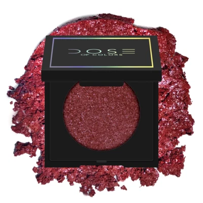 AUTHENTIC DOSE OF COLORS COSMETICS EYESHADOW BLOCK PARTY COLLECTION SIZZLE RED  - Image 1 of 4