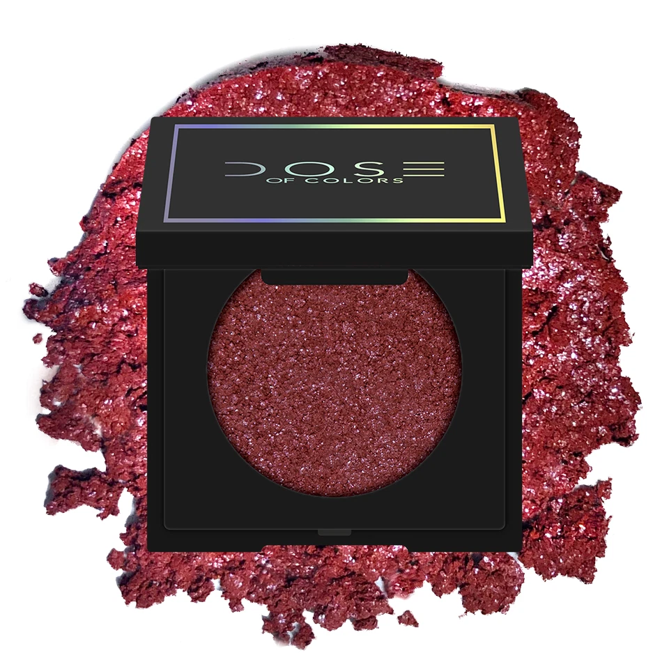 AUTHENTIC DOSE OF COLORS COSMETICS EYESHADOW BLOCK PARTY COLLECTION SIZZLE RED  - Image 1 of 4