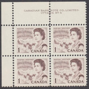 Canada - #454 QE II Centennial Plate Block #4 - MNH - Picture 1 of 1