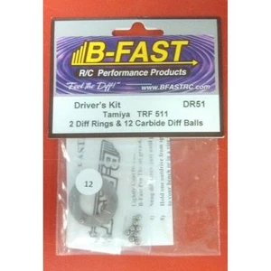 B-Fast BFR-DR51 Driver's Kit Diff Rings (2 rings) & Carbide Diff Balls(12)TRF511 - Picture 1 of 1