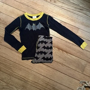hanna andersson pajamas BATMAN Size 140 - Picture 1 of 8
