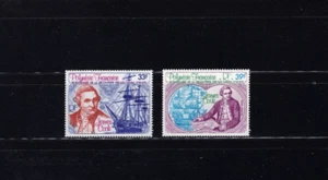 French Polynesia C154-55 James Cook Ships 1978 VF MNH Complete Set #1 #1LC - Picture 1 of 2