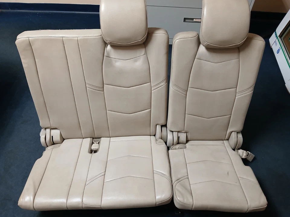 15-20 Escalade Shale Cuero Eléctrico Plegable Tercera 3ª Fila LH RH Asiento Trasero Asientos OE Foto 1 de 4
