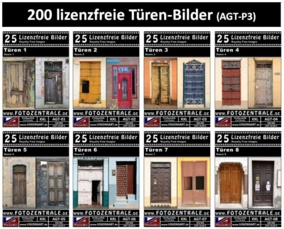 200 Lizenzfreie Profi-Bilder/Fotos Türen Tore (Photoshop) UVP 152,- € - Bild 1 von 4