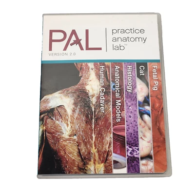Pearson Practice Anatomy Lab PAL Version 2.0 CD-ROM For Windows PC or Apple Mac - Image 1 of 4