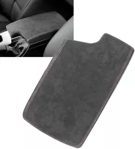 Alcantara Suede Center Armrest Storage Lid Cover Fits 06-13 E90 E92 E93 M3 335i - Picture 1 of 6