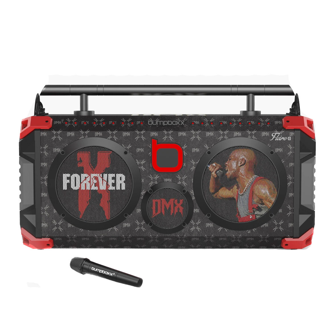 BUMPBOXX FLARE6 RED BLUETOOTH BOOMBOX 