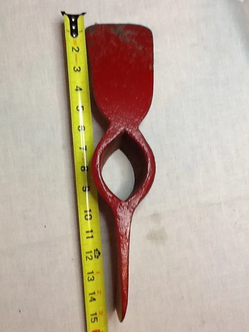 VINTAGE FARM GRUB HOE 15" HEAD ONLY RED 72623d Cover