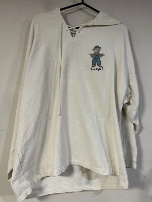 Sudadera con capucha vintage de oso de peluche de gran tamaño años 90 colores Carolina mediana** Foto 1 de 4