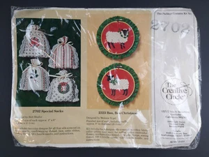 Vintage Stitch Kit Christmas Potpourri Sachet Bags The Creative Circle #2702 - Picture 1 of 7