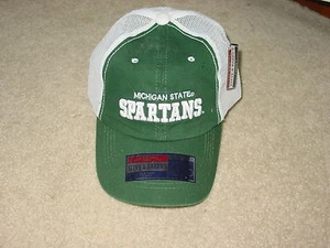 MSU Michigan State SPARTANS OSFA BASEBALLMÜTZE KAPPE NEU MIT ETIKETT NEU - Bild 1 von 4