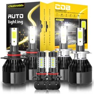 For Lexus ES350 2007 2008 2009 6X 6000K LED Bulbs Headlight Hi/Lo + Fog Light - Picture 1 of 13