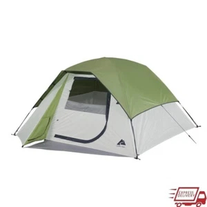 4 Personen Kuppelzelt Einfacher Aufbau Wasserdicht Rainfly Integrierte Matschmatte Camping Neu - Bild 1 von 9