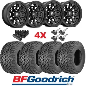 COVERT FIT TRD BLACK FUEL WHEELS RIMS TIRES 265 70 17 BFGOODRICH KO2 SET - Picture 1 of 15