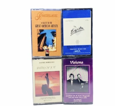 Cassette tape music hit song vtg mix lot Visions Evita Kobialka salute artists - Image 1 of 3