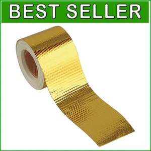 Durable Heat Reflective Tape Roll 2" x 15' for Engine Bay Insulation & Cooling - Picture 1 of 8