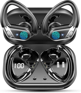 Cuffie Bluetooth, Auricolari Bluetooth 5.4 Sport Con 3D Hifi Stereo, 50 Ore Cuff - Foto 1 di 12