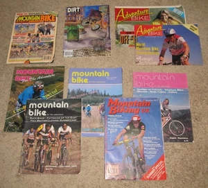 Vintage MTB Magazin Lot, 9 Ausgaben, verschiedene Titel 80er 90er Jahre - Bild 1 von 1