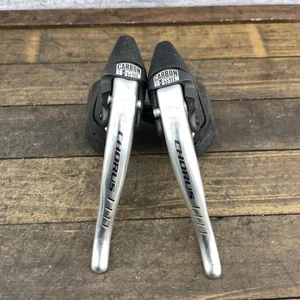 Vintage Campagnolo Chorus Shifters 3x8 Ergopower Carbon BB-System Shift Levers - Picture 1 of 16