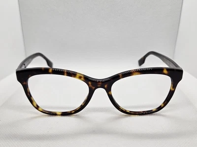Marco de gafas Burberry B2323 2323 3002 marrón tortuga 52-17-140 hecho en Italia Foto 1 de 4