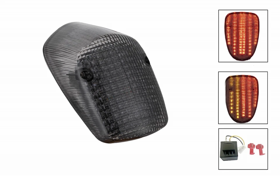 LED Taillight Rear Lamp+Turn Signal For Honda 98-03 Shadow ACE 750;Valkyrie 1500 - Image 1 of 4