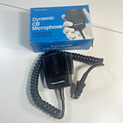 Realistic RS 5 Pin Mic Dynamic Microphone model 21-1172 - Image 1 of 4