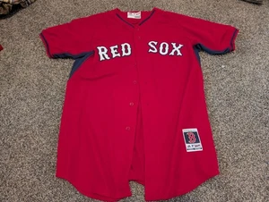 Maglia da baseball Majestic Cool Base MLB Boston Red Sox rossa taglia 44 vuota - Foto 1 di 4
