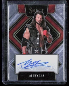 2022 Panini Select WWE #SG-AJS AJ Styles Signatures - Picture 1 of 2
