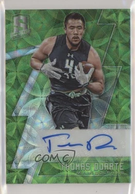2016 Panini Spectra Neon Green /25 Thomas Duarte #226 Rookie Auto RC - Image 1 of 2