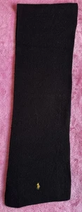 Black Merino Wool Scarf - Picture 1 of 6