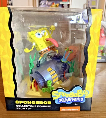 海绵宝宝雕像 - 海绵宝宝比基尼底部 9 英寸全新带盒 — 第 1/4 张图片