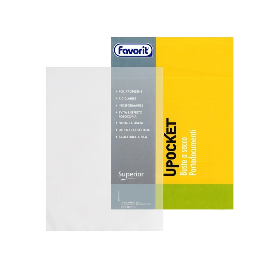 Buste Trasparenti A Sacco Cm.50x70 - 10 Pz. FAVORIT - 22431.07 GIODICART - Immagine 1 di 1