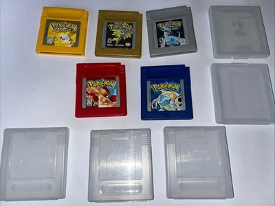 Pokemon GameBoy Lot: Alle neuen Batterien, Gold Blau Rot Silber Pikachu getestet - Bild 1 von 4
