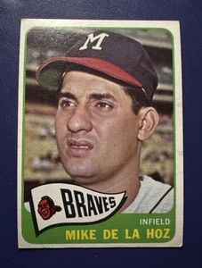 1965 TOPPS #182 MIKE DE LA HOZ ATLANTA BRAVES PITCHER *FREE SHIPPING* - Picture 1 of 2